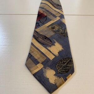 Nino Foriero Y2K Silk Neck Tie Made in Canada